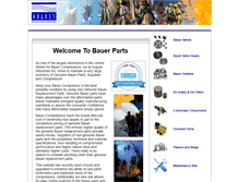 Tablet Screenshot of bauerparts.com